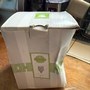 White Box with Green Label